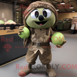 Mascot karakter van een...