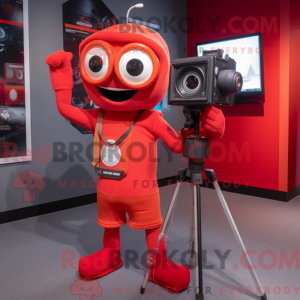 Mascot character of a Red...