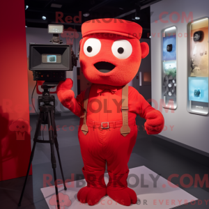 Mascot character of a Red...
