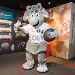 Mascot character of a Gray...