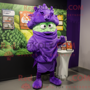 Maskot karaktär av en lilla...