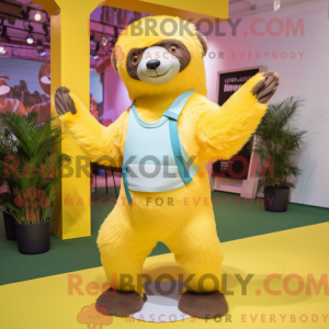 Personnage mascotte d ours...