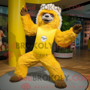 Personaje mascota de un oso...