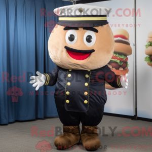 Mascot character of a Navy...