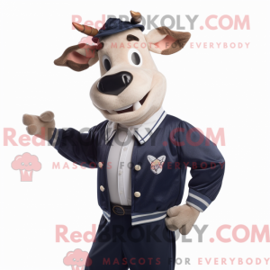 Mascot character of a Navy...