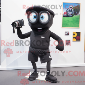 Mascot character of a Black...