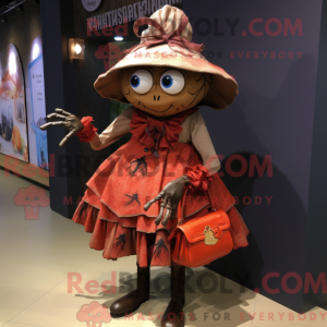 Mascottefiguur van een spin...