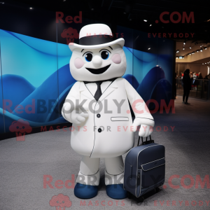 Mascot character of a White...