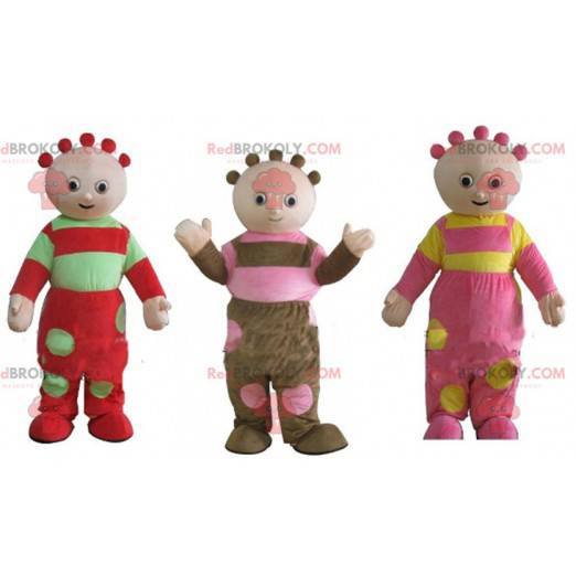 3 funny and colorful doll mascots - Redbrokoly.com