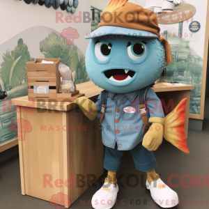 Mascot karakter van een...