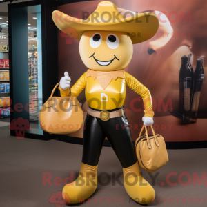 Maskottchen eines goldenen...