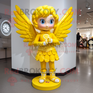 Geel Cupido mascotte...