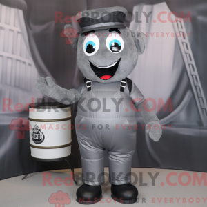 Mascot character of a Gray...