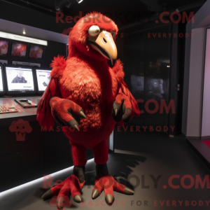 Mascot character of a Red...