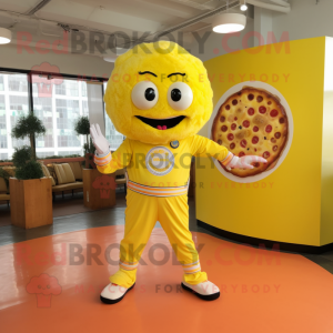 Lemon Yellow Pizza maskot...