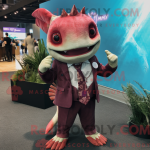 Mascot karakter van een...