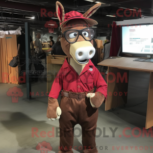 Mascot karakter van een...