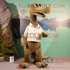 Mascottefiguur van een...