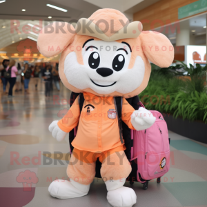 Peach Ram maskot kostume...