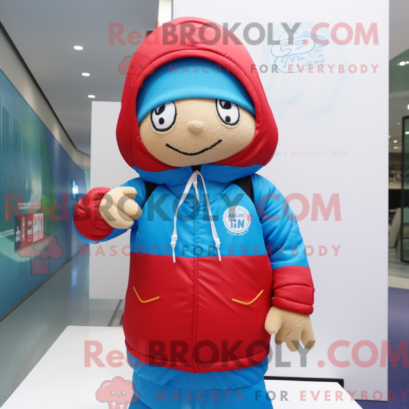 Característica de máscara de uma aliança com um vindjakke e luer - Mascotes da aliança - REBROKO_433418 - RedBrokoly.com