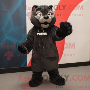 Mascot character of a Black...