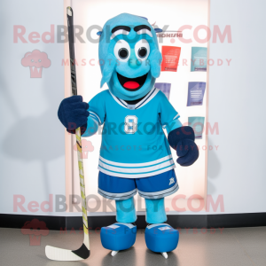 Cyan Ice Hockey Stick...