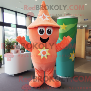 Mascottefiguur van een...