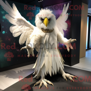 Mascot character of a White...
