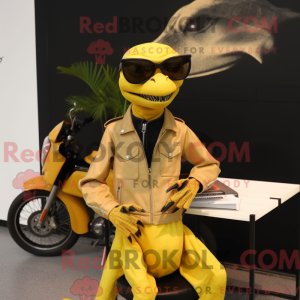 Mascot character of a Lemon...