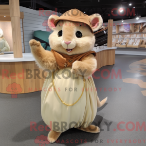 Mascottefiguur van een...