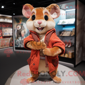 Maskot-karakter av en...