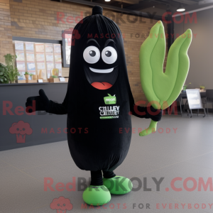 Mascot character of a Black...