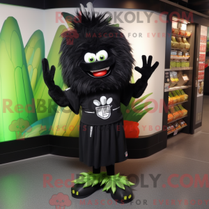 Mascot character of a Black...