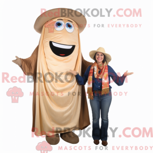 Maskot karakter af en Tan...