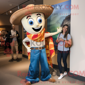 Mascot karakter van een Tan...