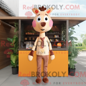 Mascot karakter van een...