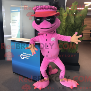 Mascot karakter van een...