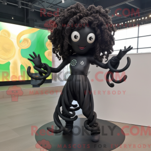 Mascot character of a Black...