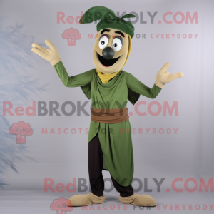 Mascot character of a Olive...