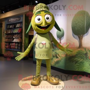 Mascottefiguur van een...