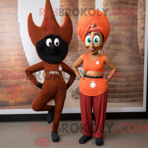 Personnage mascotte d un...