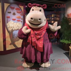 Mascot karakter van een...