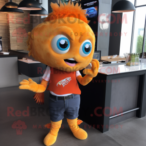 Orange Fish Tacos maskot...