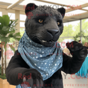 Maskottchen eines schwarzen...