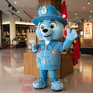 Mascot karakter van een...