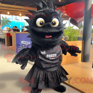 Mascot character of a Black...