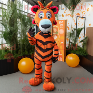 Mascot karakter van een...