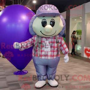 Personaje mascota de globos...