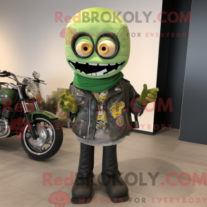 Mascot character of a Green...