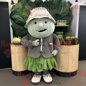 Mascot character of a Gray...